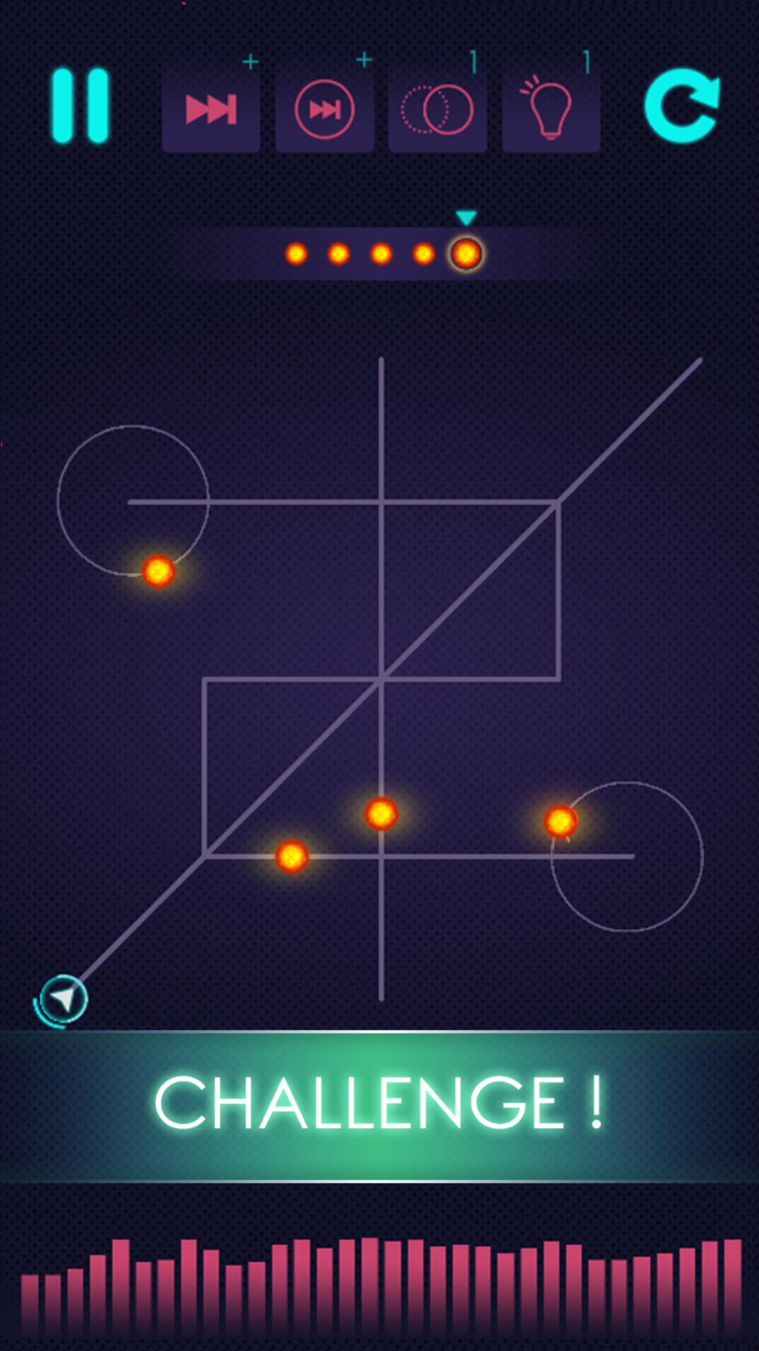 Beat Balls: The magic loop Game Screenshot
