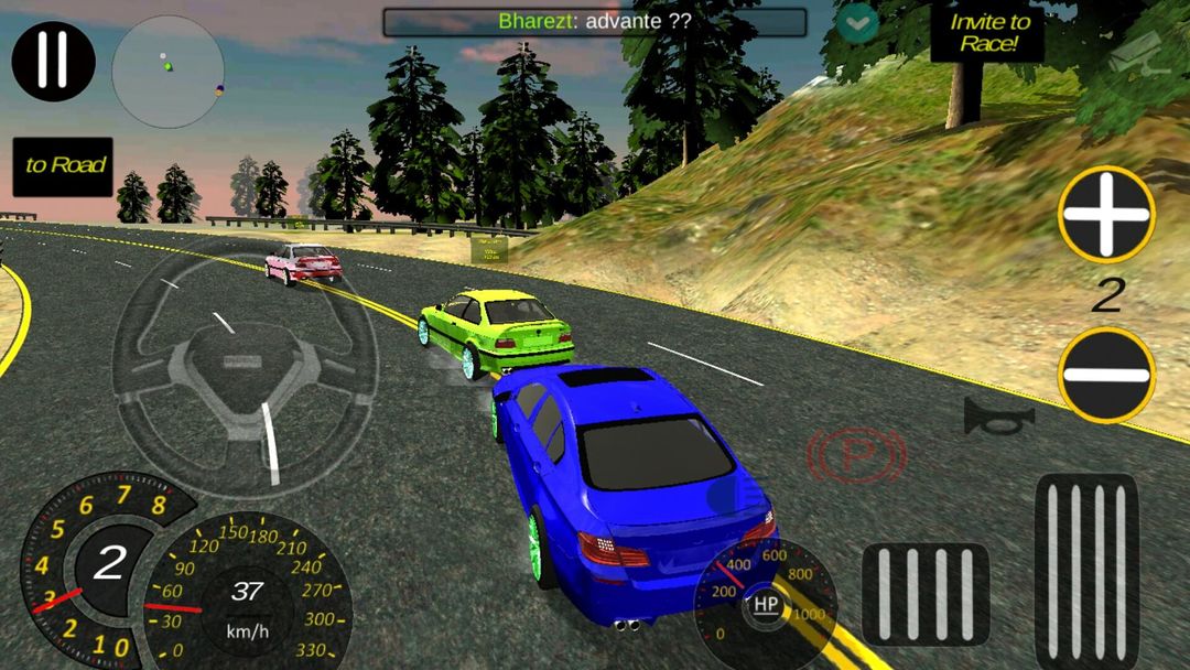 Drag Racing: Multiplayer 게임 스크린 샷