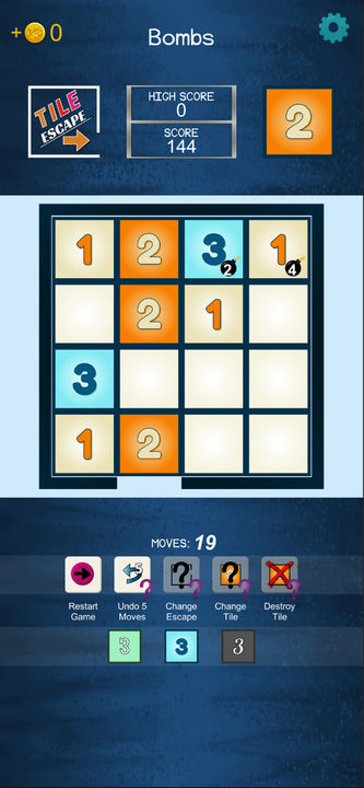 Tile Escape: 2048 Tile Game Game Screenshot