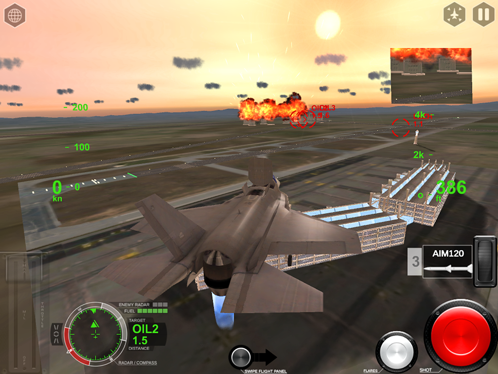AirFighters Pro ภาพหน้าจอเกม