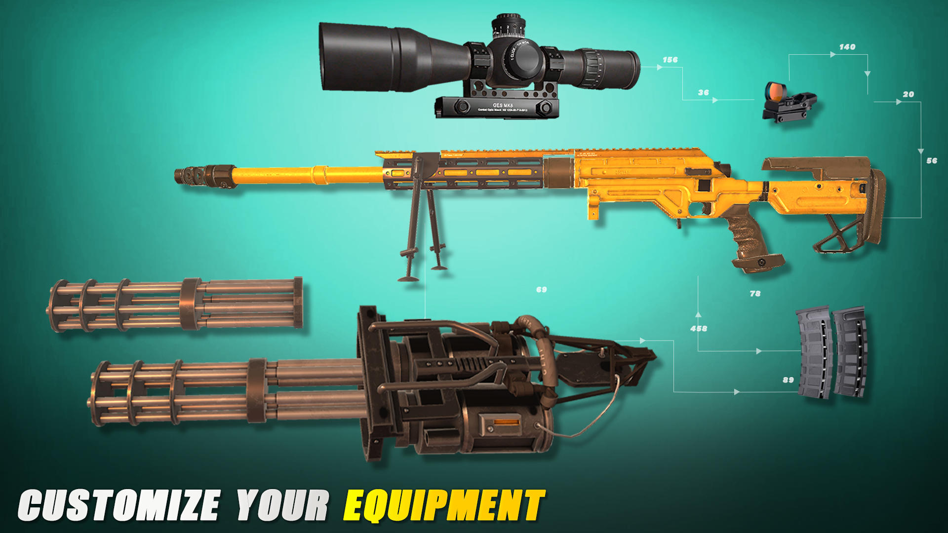 Desert Sniper 3D : Free Offline War Shooting Games APK para