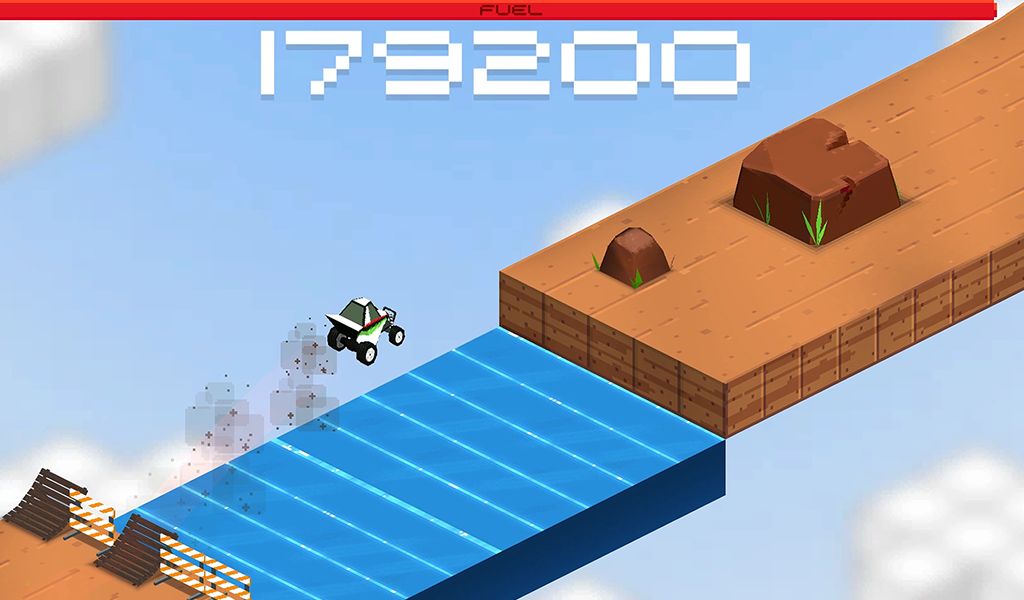 Screenshot of Cubed Rally World