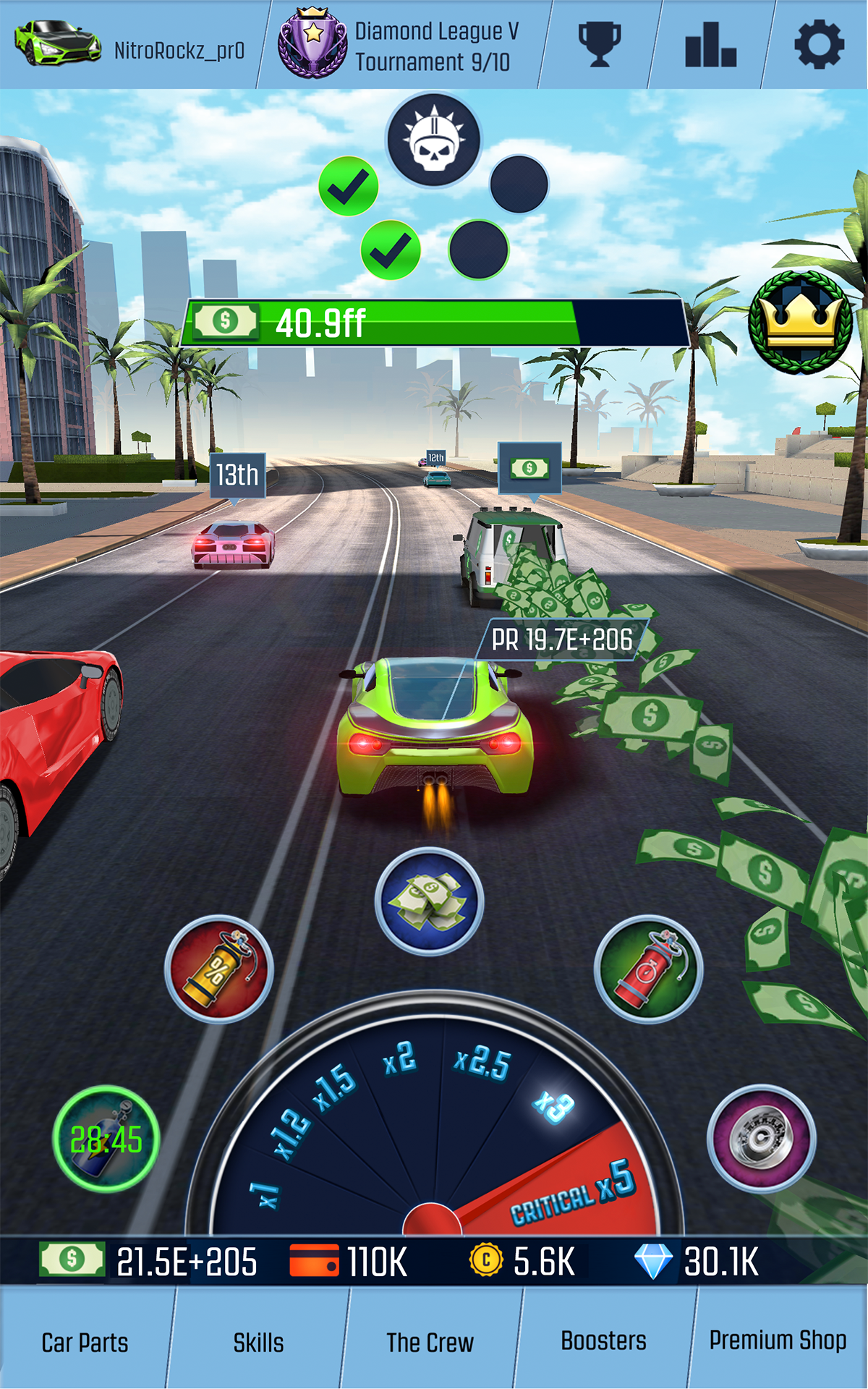 Idle Racing GO: Clicker Tycoon Game Screenshot