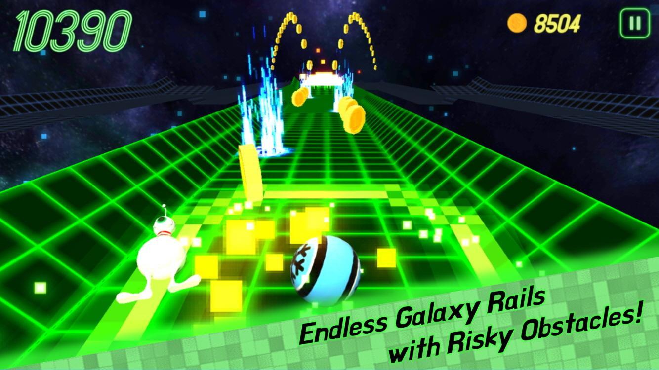Galaxy Retro Bowling Game Screenshot