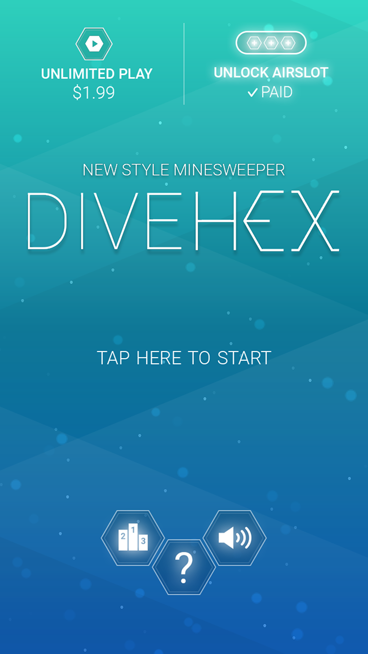 Divehex : New Minesweeper Game Screenshot