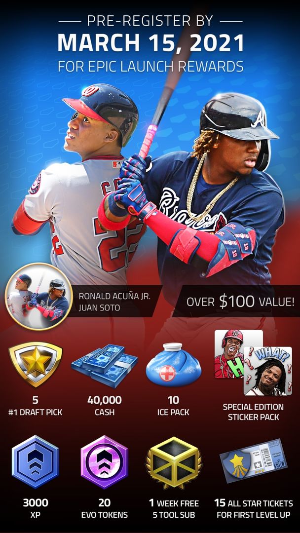 Screenshot of MLB Tap Sports Baseball 2021