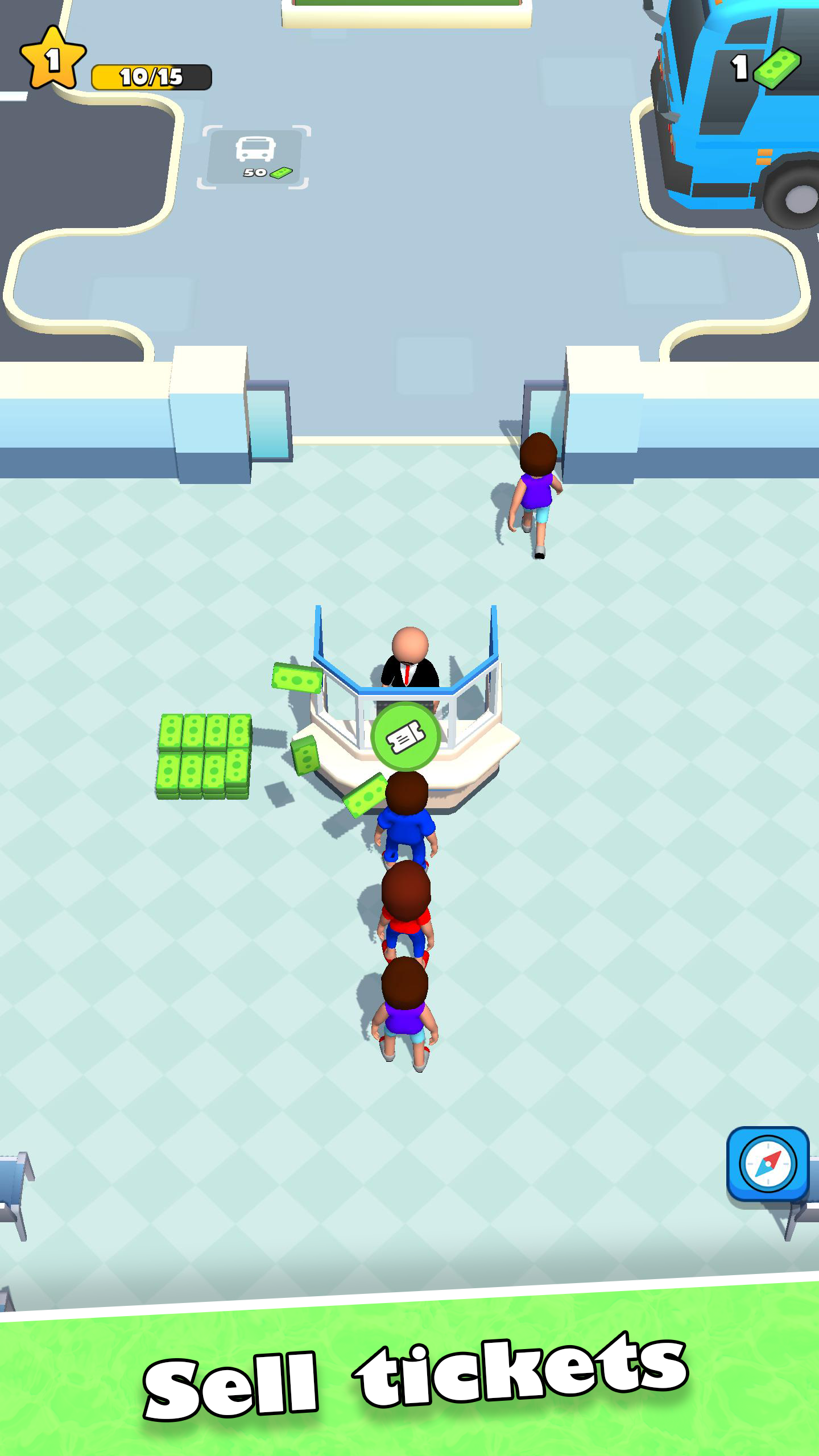 Bus Terminal Manager Game Screenshot