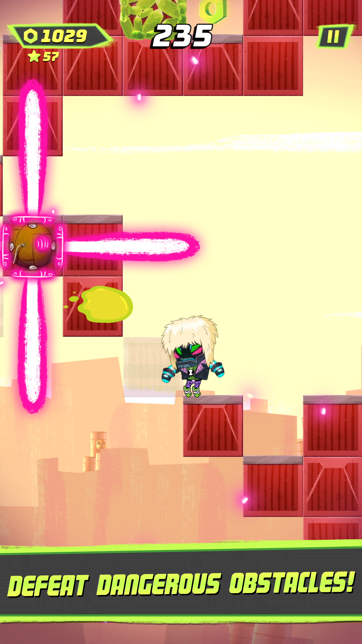 Ben 10 - Super Slime Ben Game Screenshot