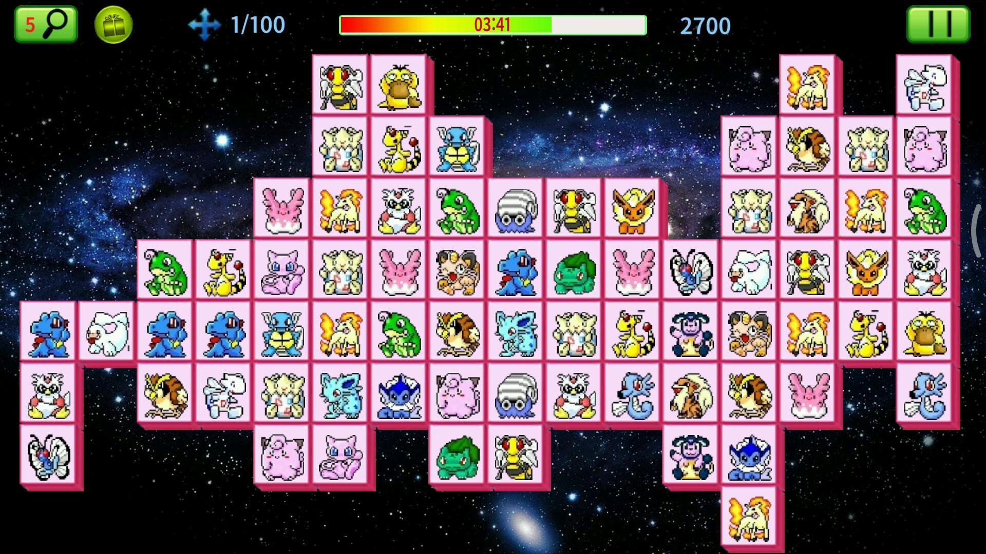 Скриншот игры Pikachu Onet 2003