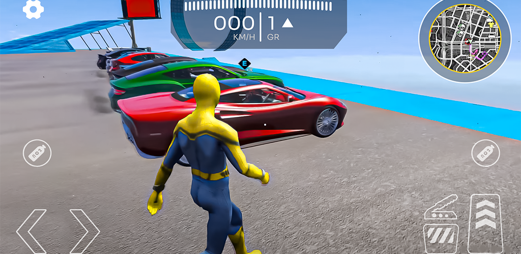 Banner of Superhero Car Mega Ramp Jump V 1.1.0