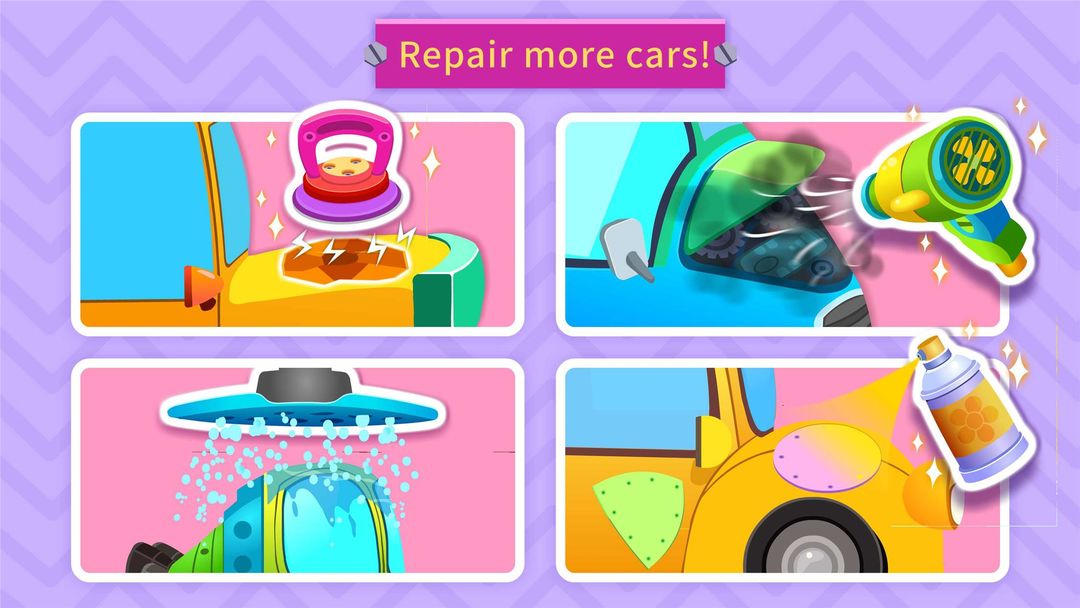 Little Panda's Car Repair screenshot game