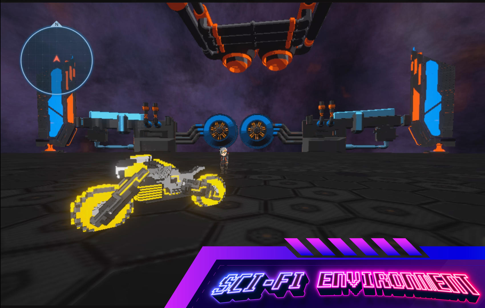 HoloBike 3D Game Screenshot