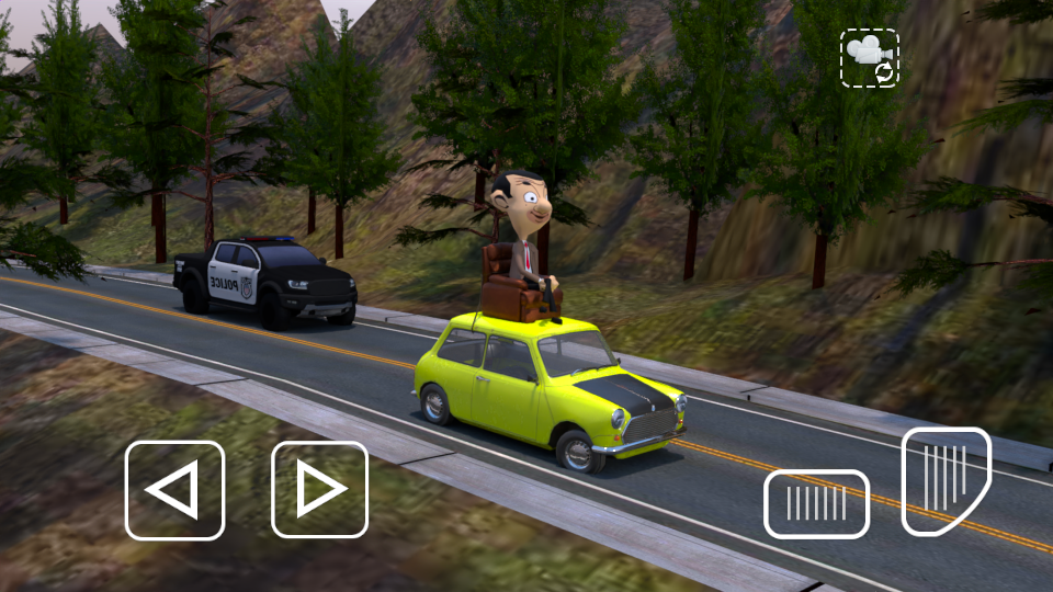 Cuplikan Layar Game Mr Bean's Car Driving game2023