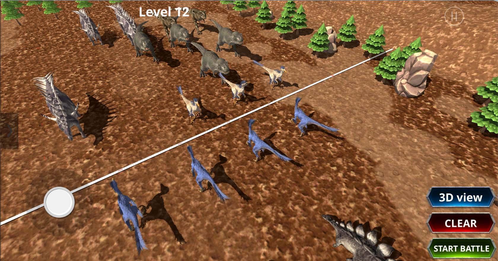 Jurassic Epic Dinosaur Battle Game Screenshot