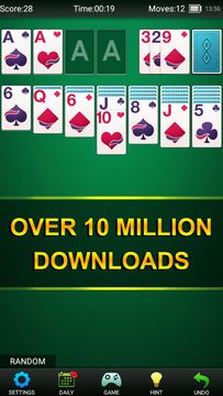 Solitaire Game Screenshot