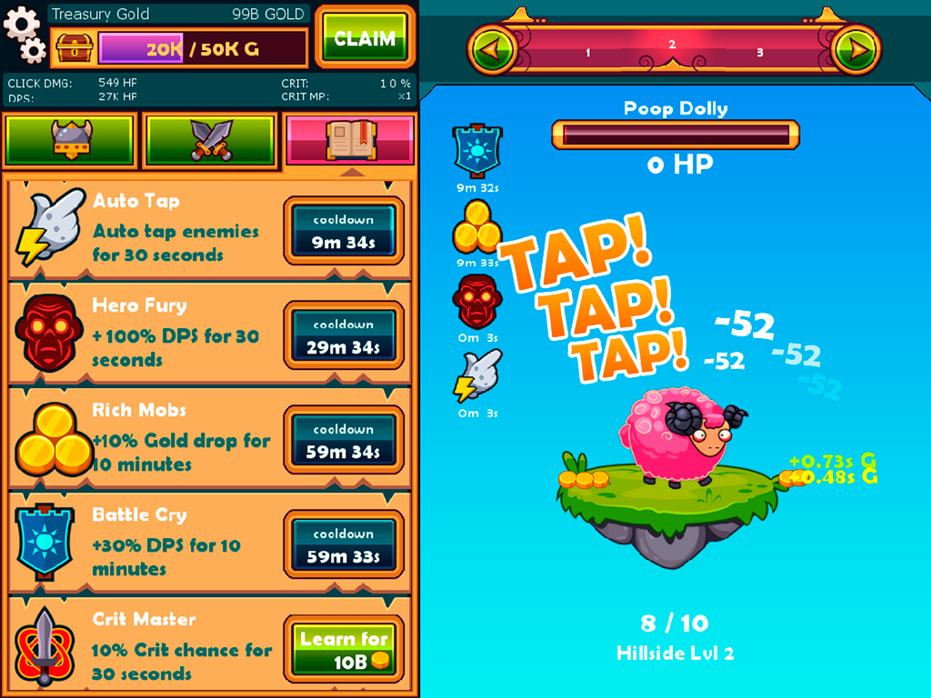 Tapventures Game Screenshot