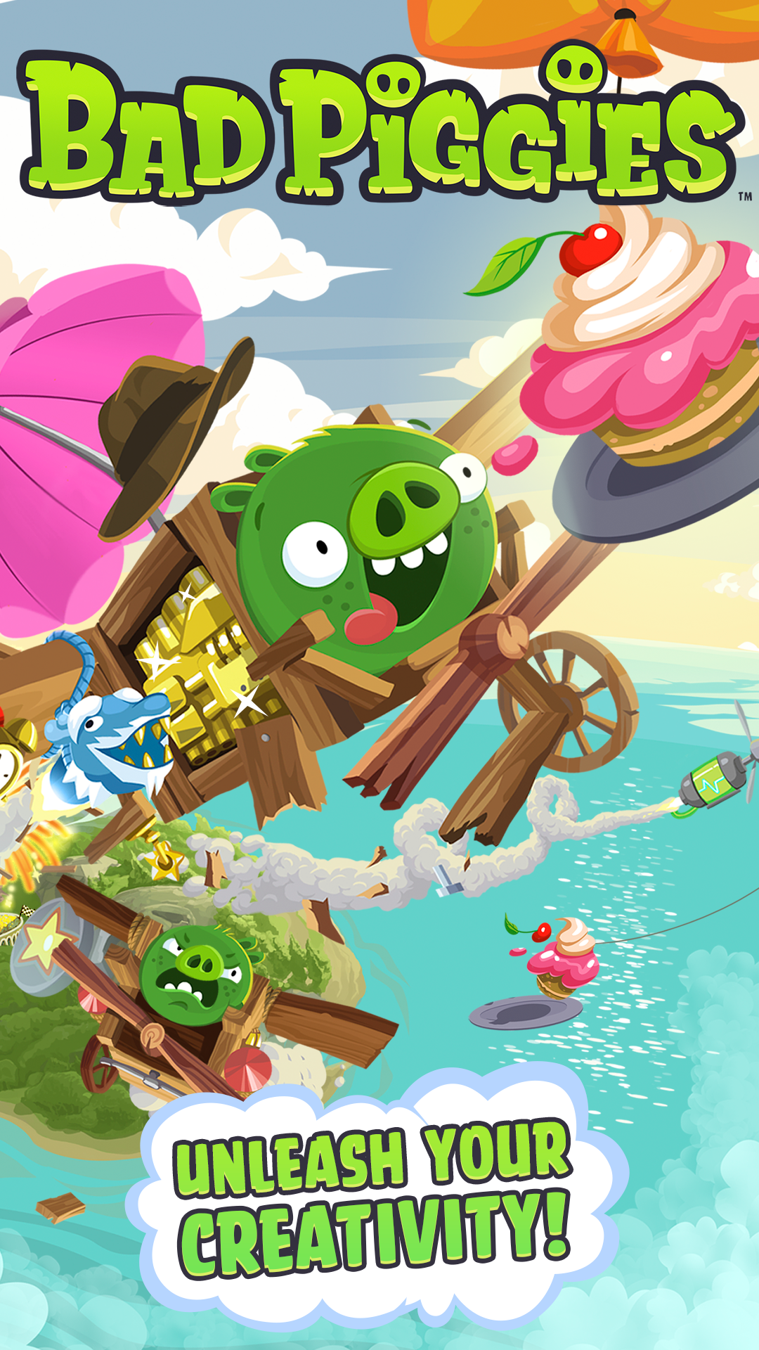 Bad Piggies Game Screenshot