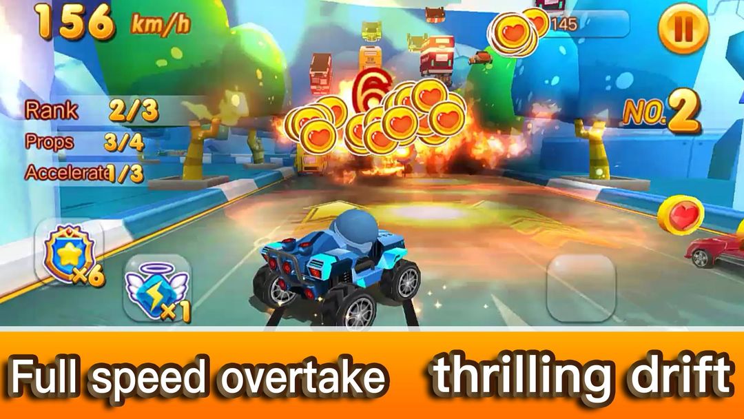 Screenshot of Speed racing-driving real kart drifty car race