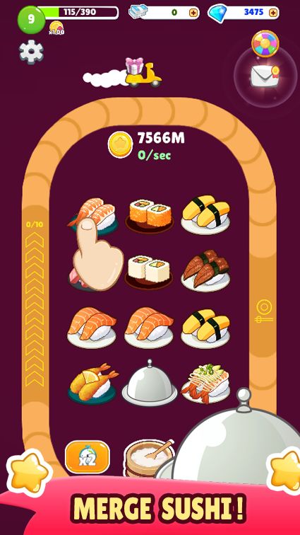 Screenshot of Sushi Bravo : Merge Sushi