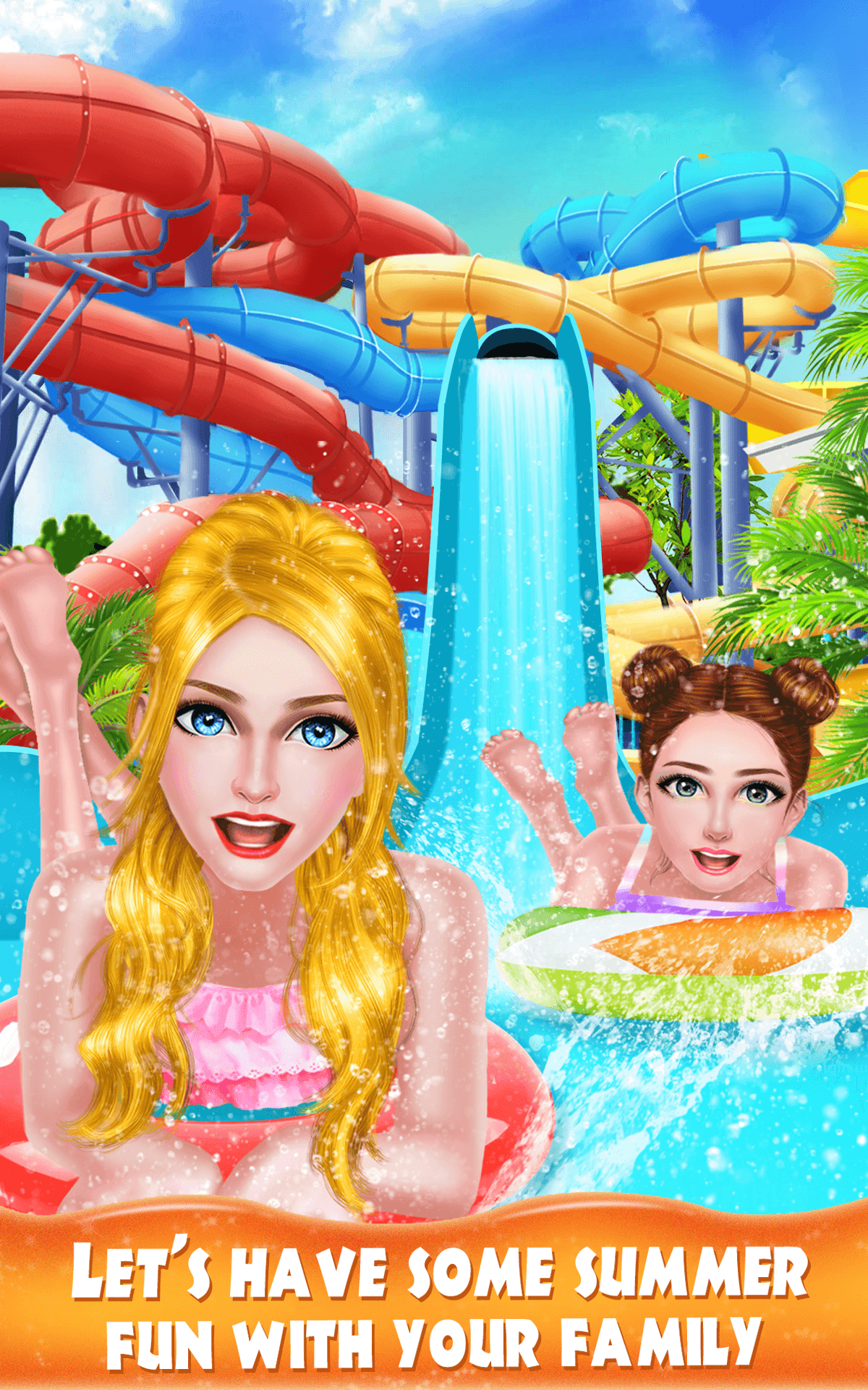 High School Water Park Salon Game Screenshot