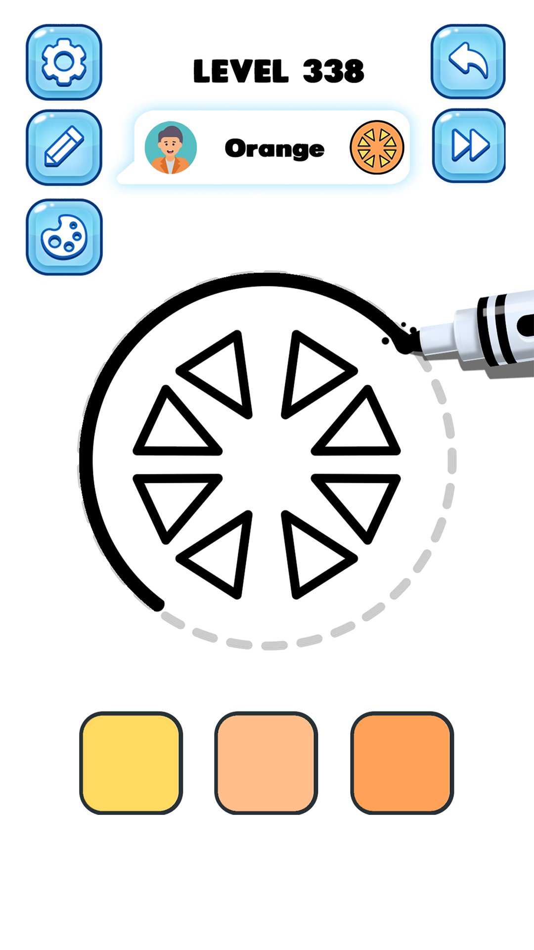 Coloring Game: Little artist Game Screenshot