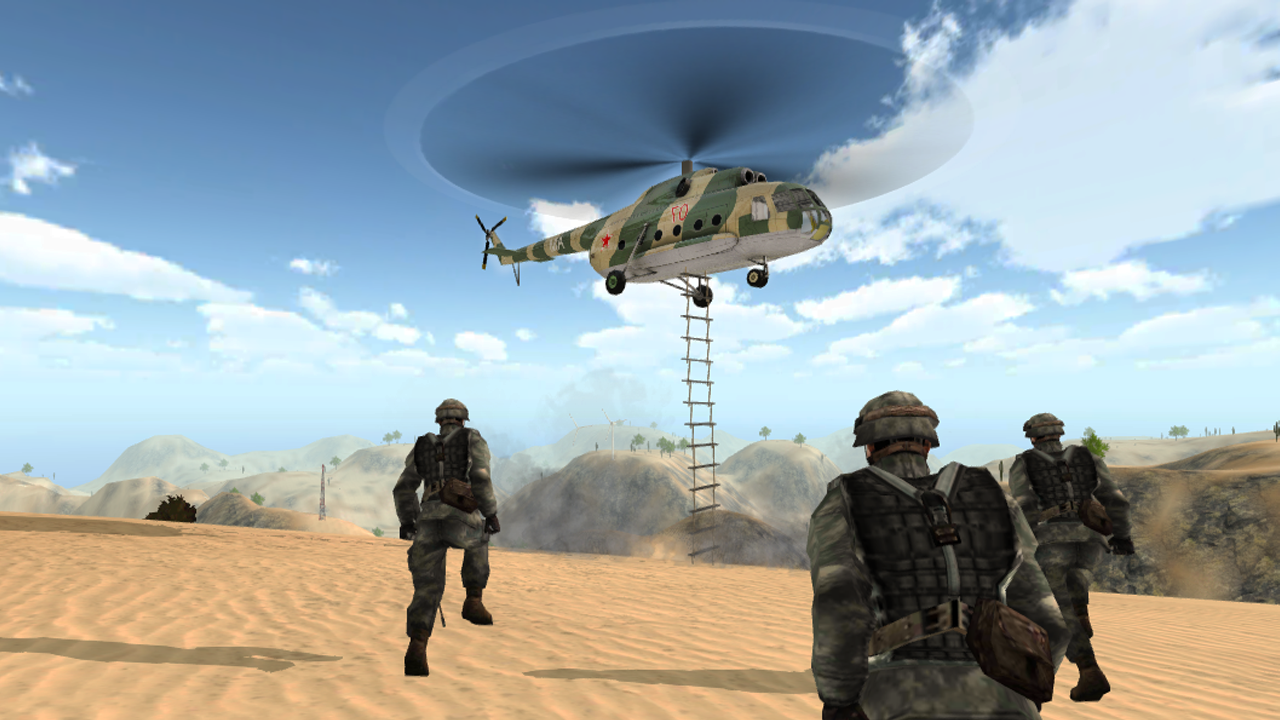 Скриншот игры Helicopter Army Simulator