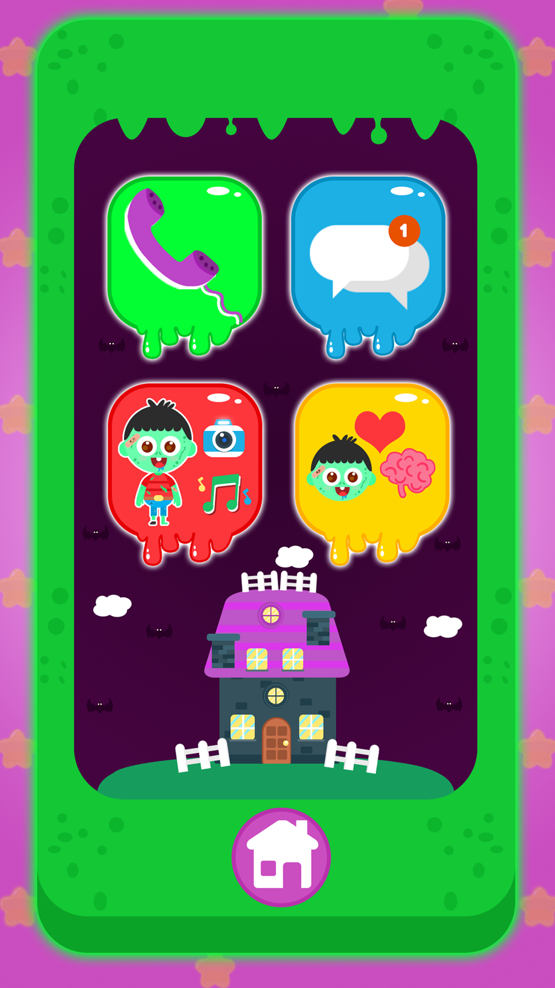 Скриншот игры Cute Baby Zombie Phone