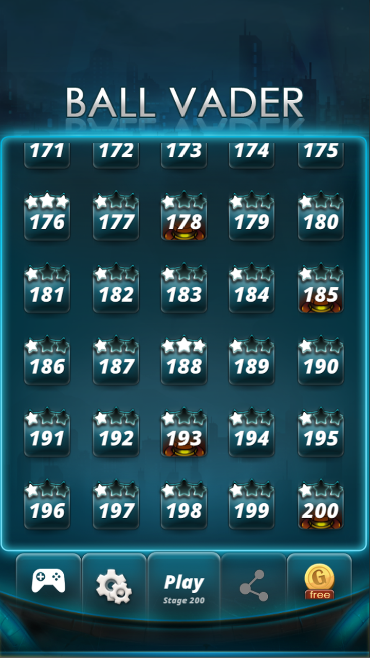 Скриншот игры Brick puzzle master : ball vader