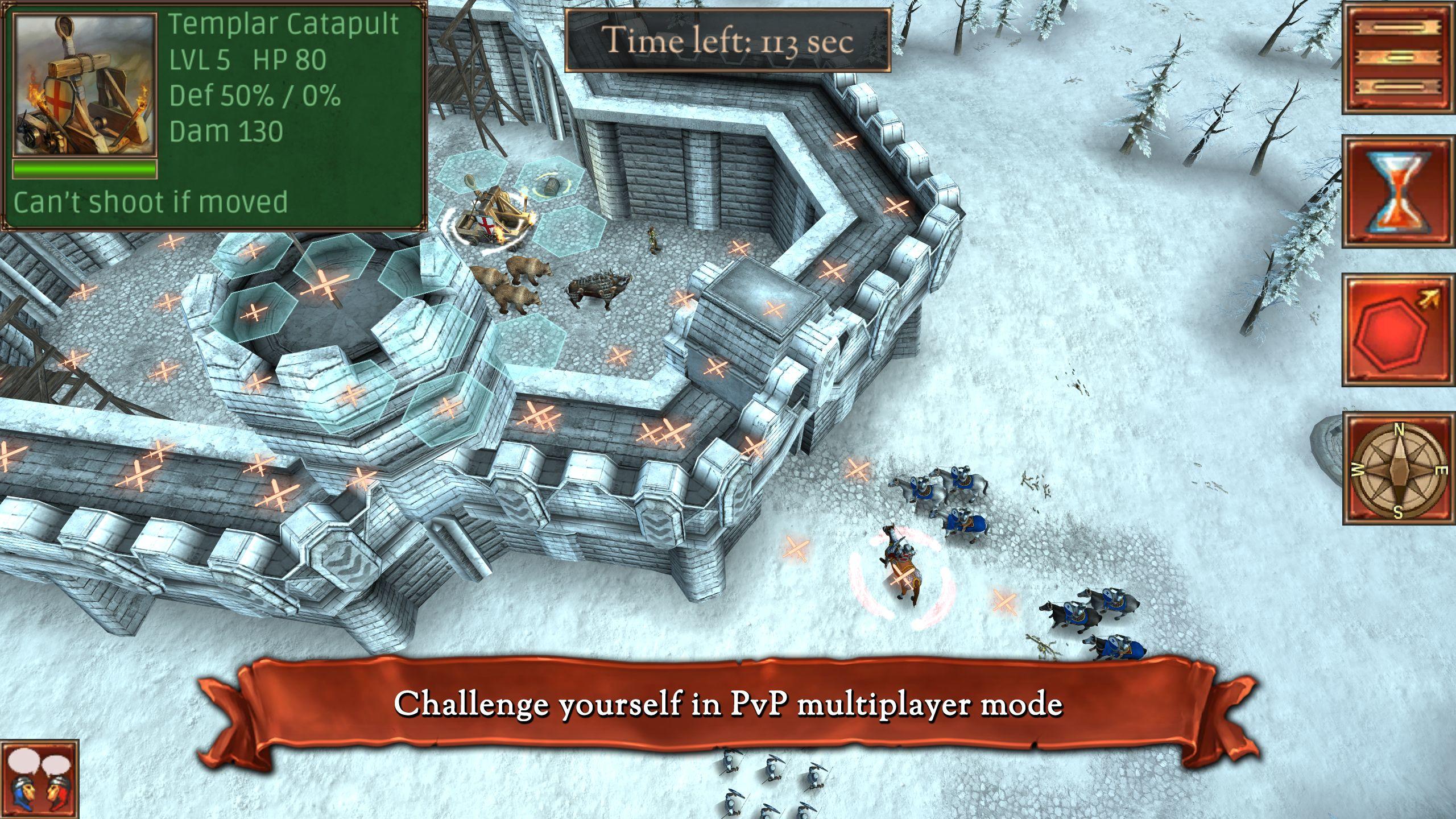 Hex Commander: Fantasy Heroes Game Screenshot