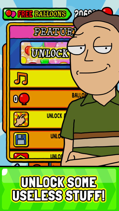 Screenshot of Rick and Morty: Jerry's Game