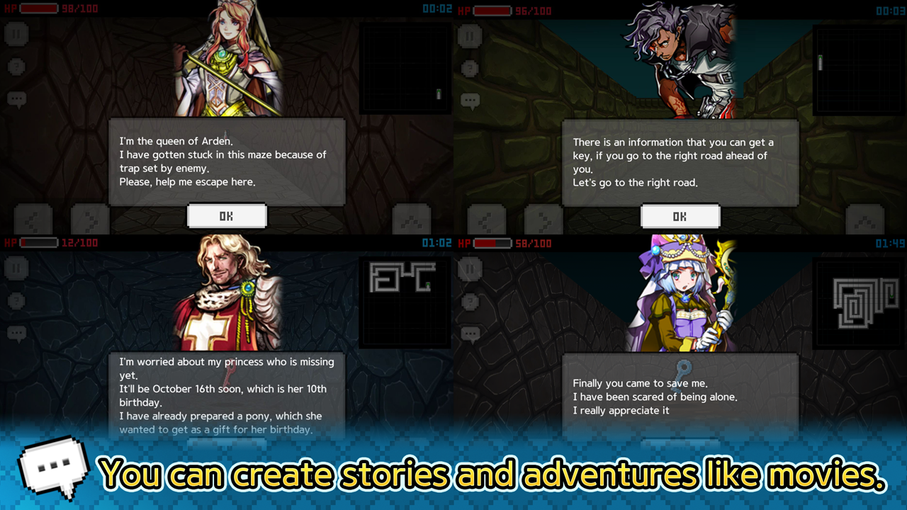 미로 메이커: 내가 만든 너무나 어려운 미로 게임 스크린샷