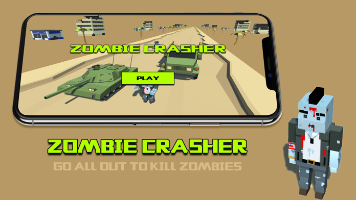 Zombie Crasher 게임 스크린 샷