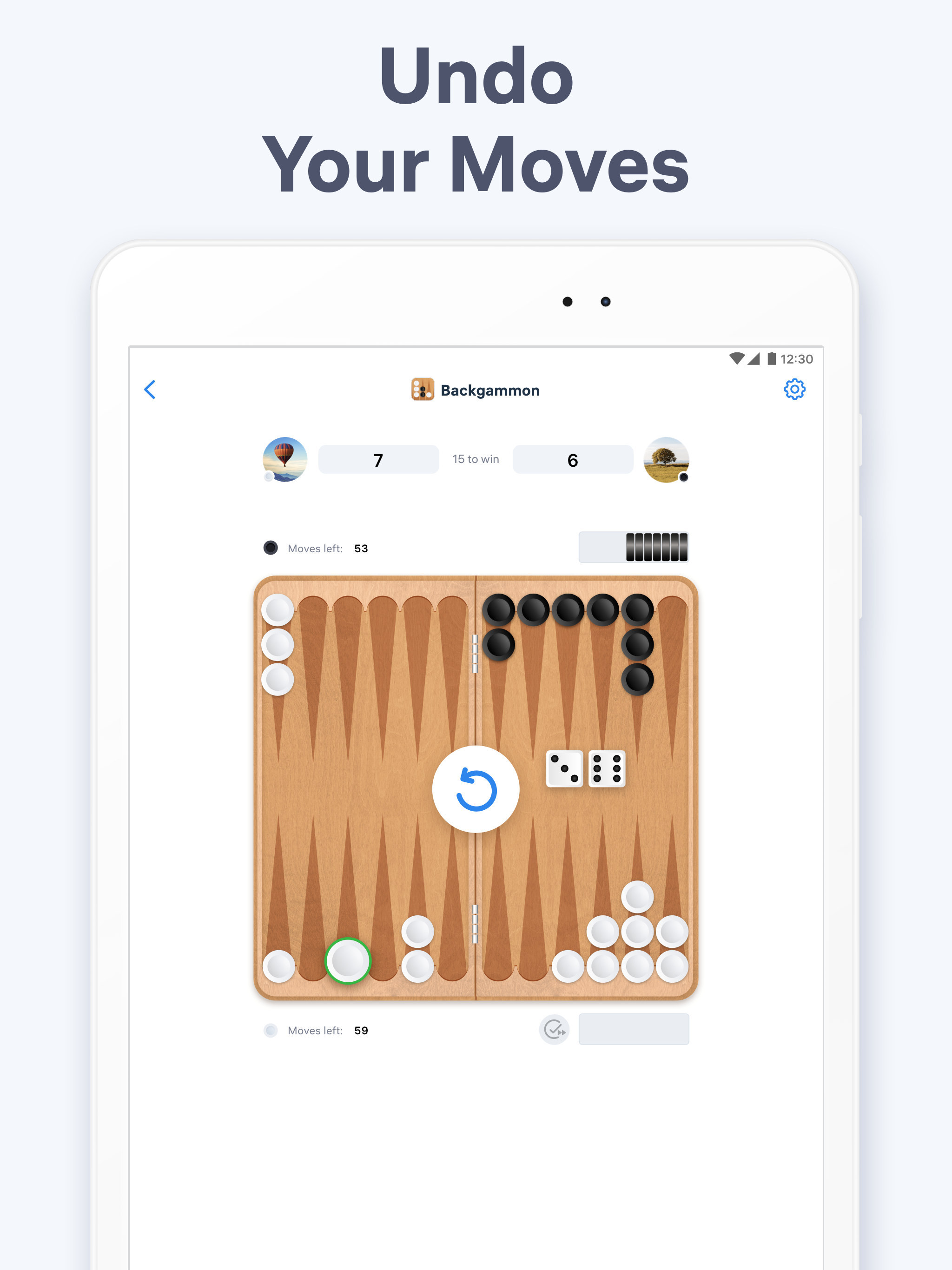 Screenshot of Backgammon - board game