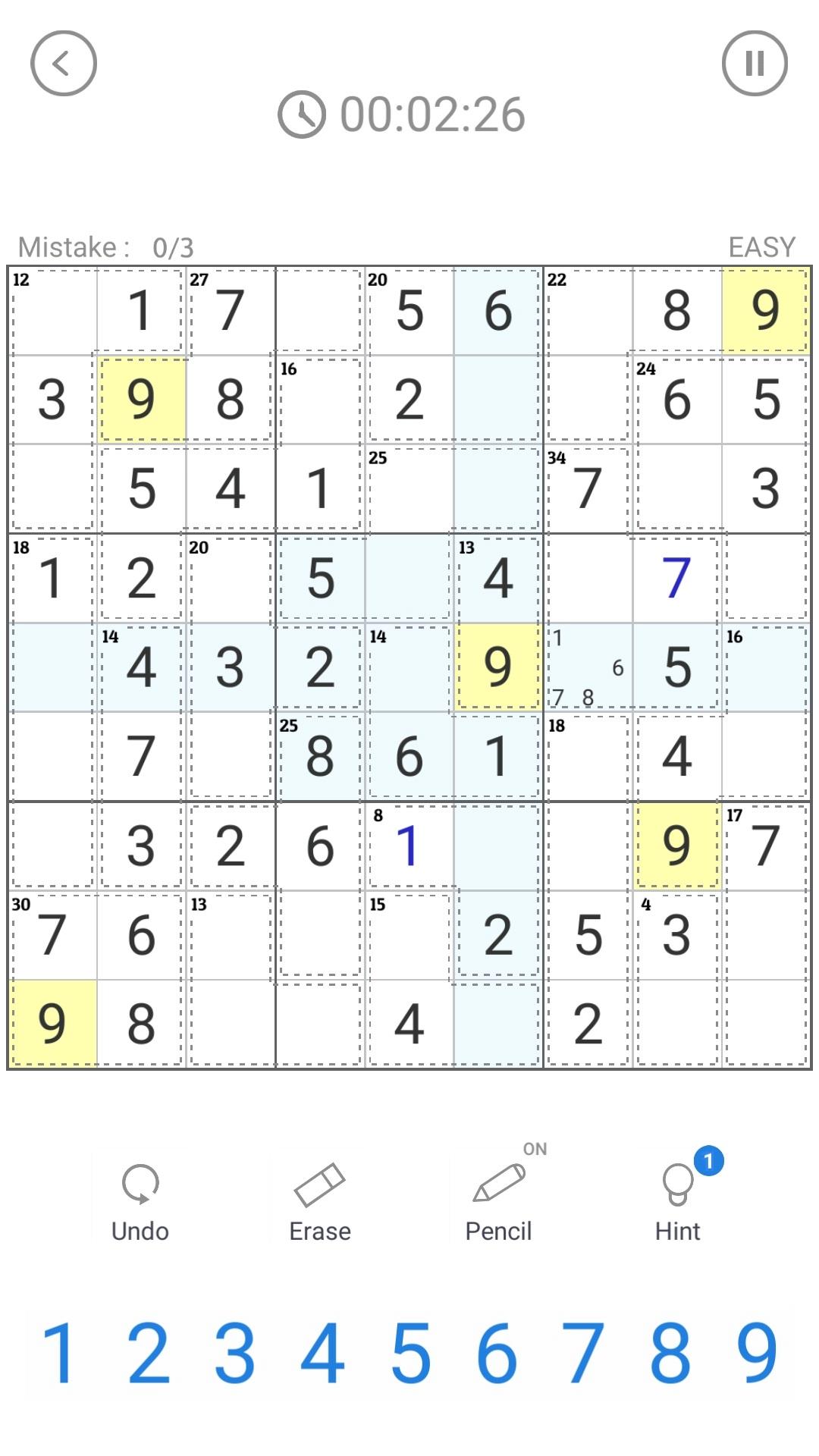キラー数独 数字パズル モバイル版 アンドロイド Apkを無料でダウンロード Taptap