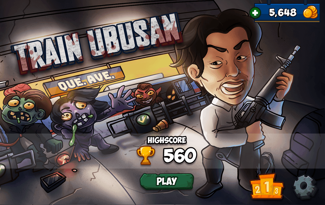 Cuplikan Layar Game Train Ubusan