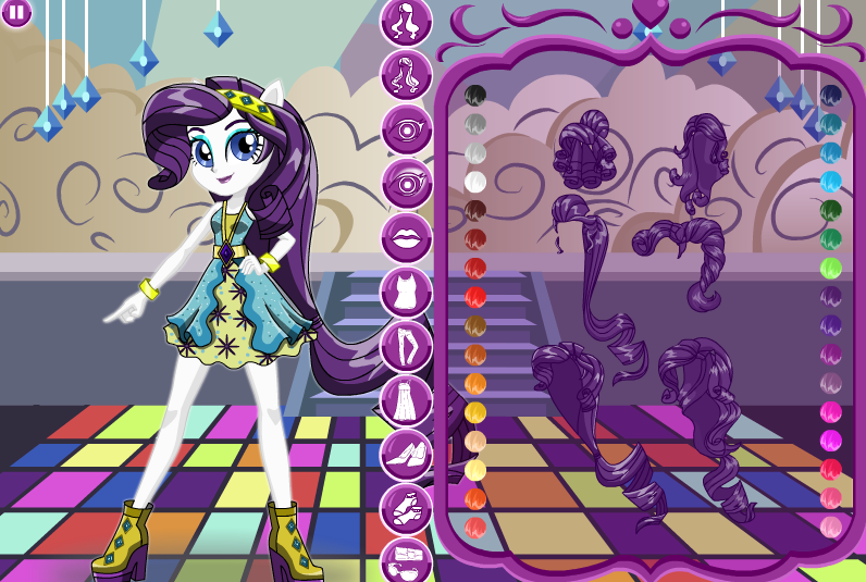 Cuplikan Layar Game DRessup PonyGirls Fashion