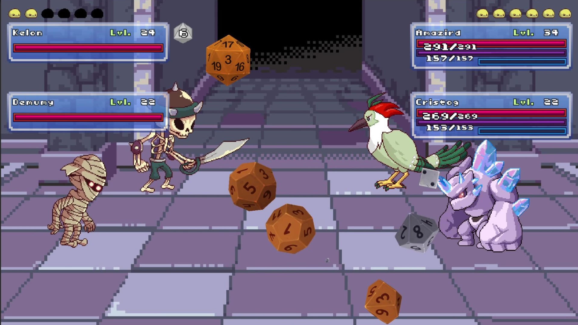 Screenshot of Elementales: Dice and Rings