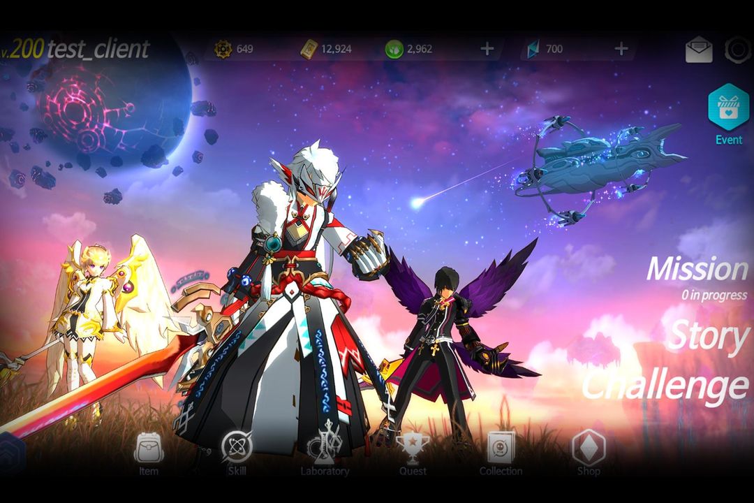 Elsword M Shadow of Luna screenshot game