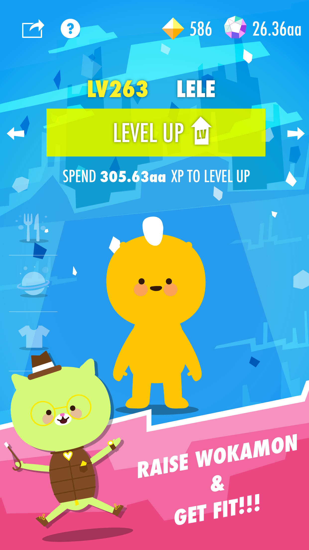 Wokamon: Walking games Game Screenshot
