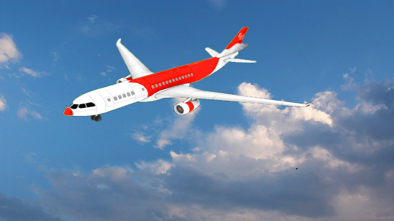 Super Jet Flight Simulator 3D Game Screenshot