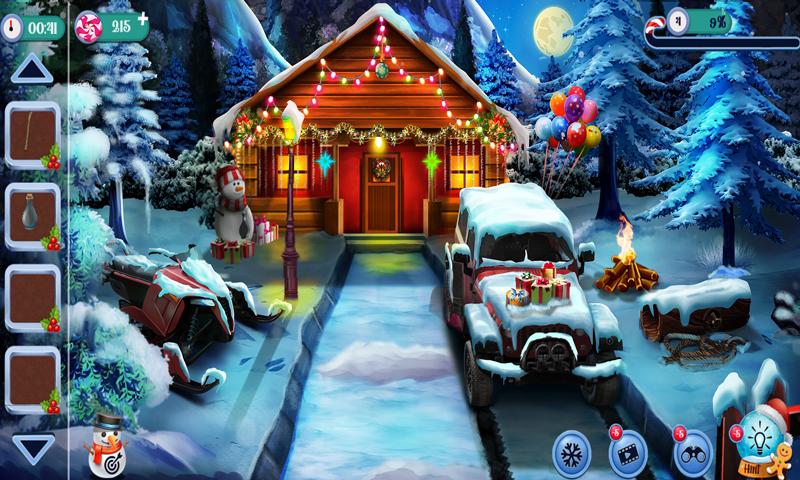 Christmas game- The lost Santa Game Screenshot