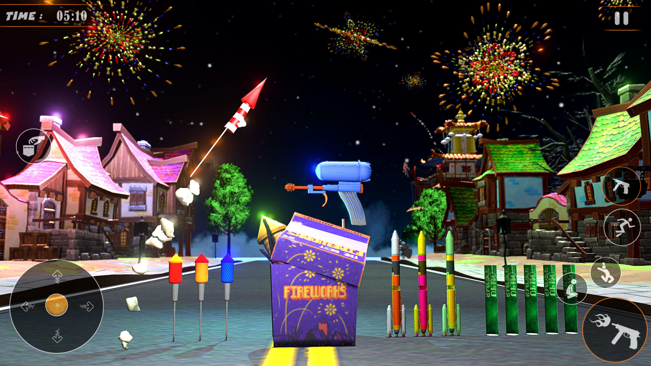 Fireworks Simulator Arcade Sim Game Screenshot