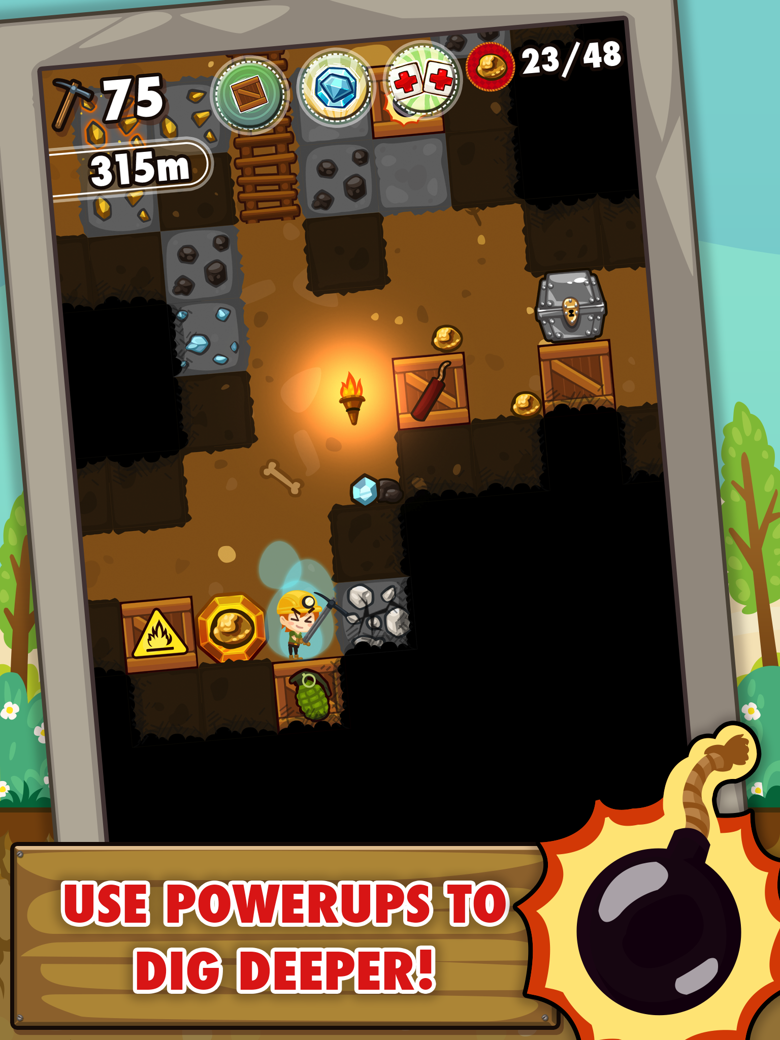 Pocket Mine Game Screenshot