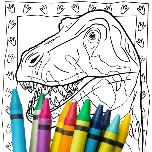 Dinosaur games - Dinosaur coloring pages