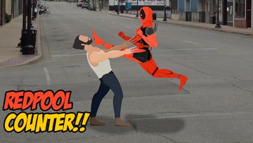Agent Redpool vs X-Hero Wolveren Origins Game Screenshot