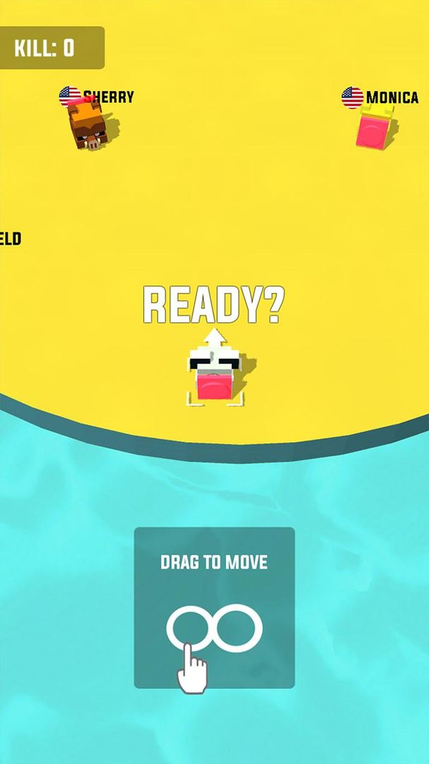 Pixel Bumper.io - Fight to be Cube Rodeo Hero screenshot game