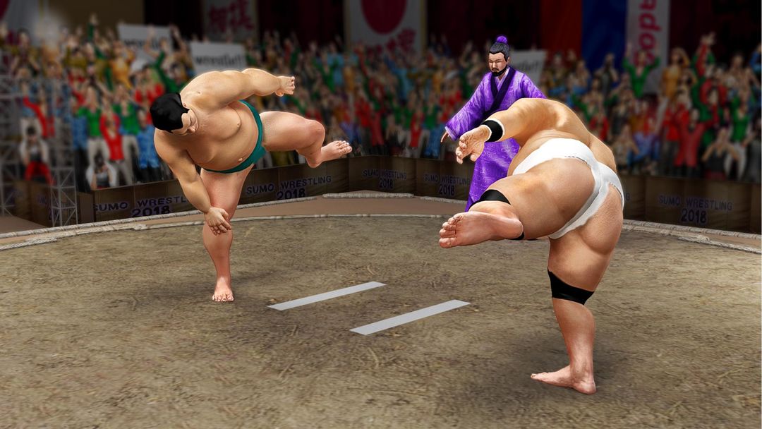Screenshot of Sumo Stars Wrestling 2018: World Sumotori Fighting