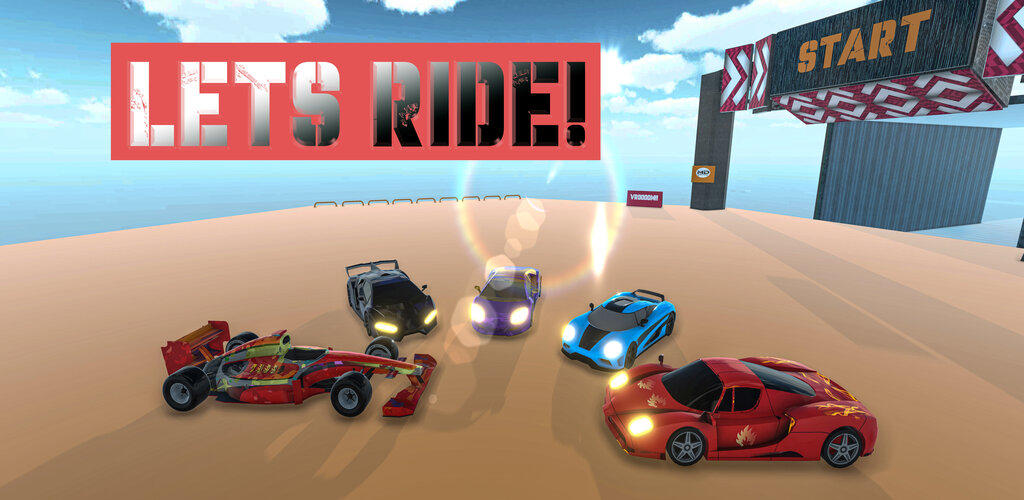 Impossible 3D Car Stunt Game Game Screenshot