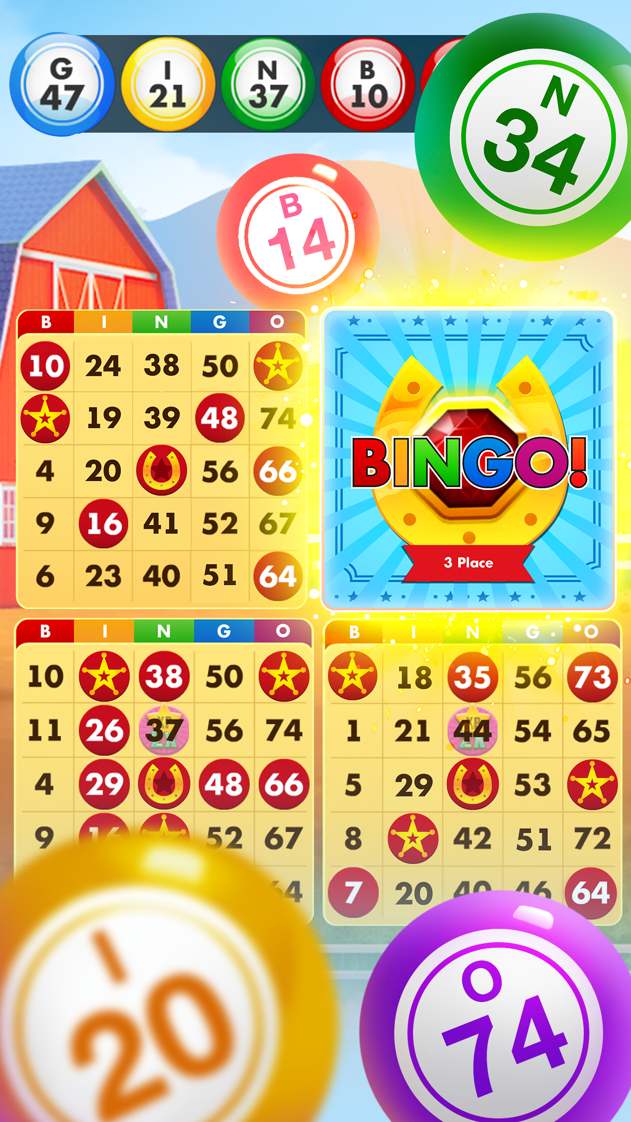 Bingo Country Boys: Tournament Game Screenshot