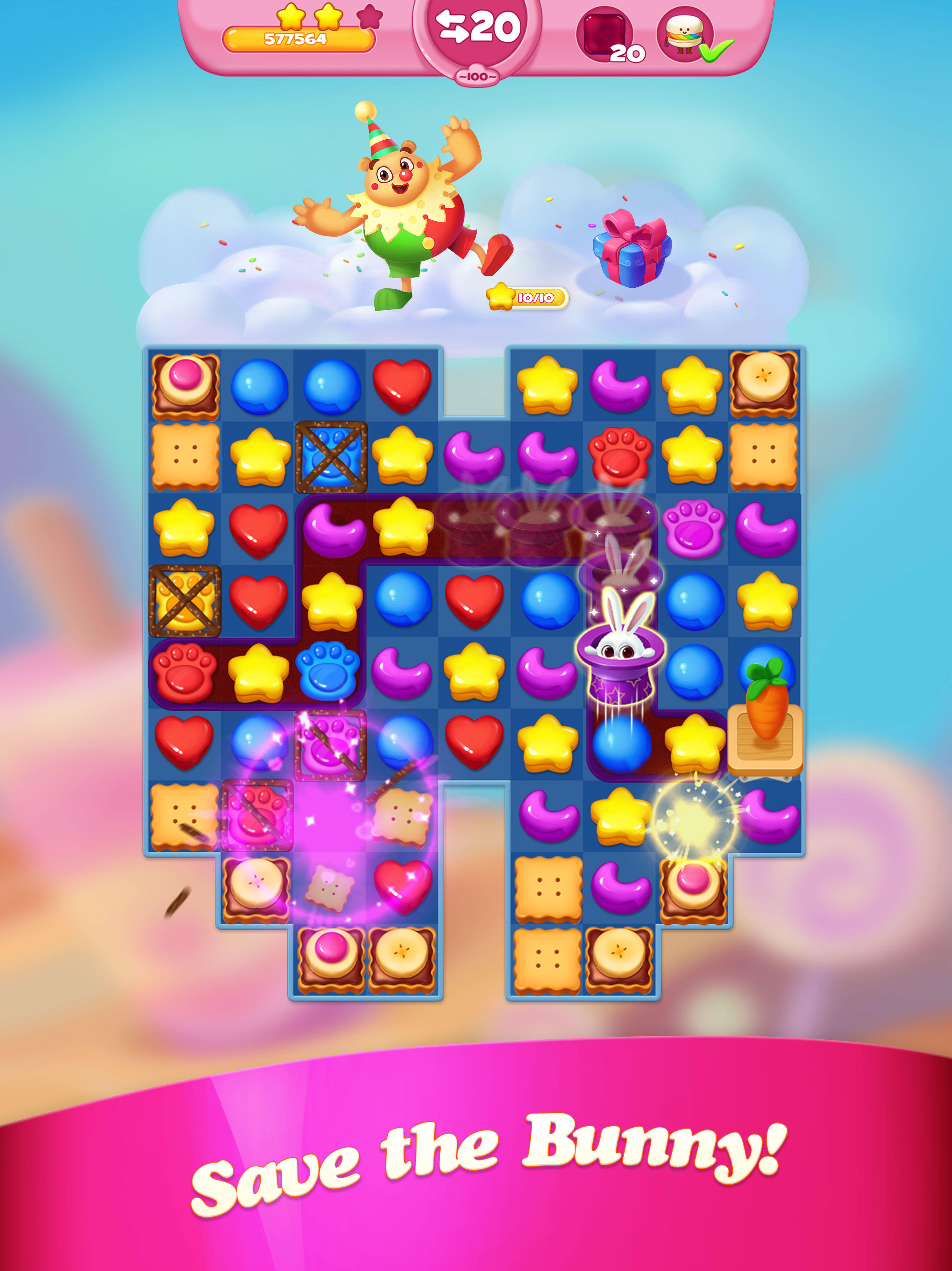 Cakingdom Match® Cookie Crush Game Screenshot